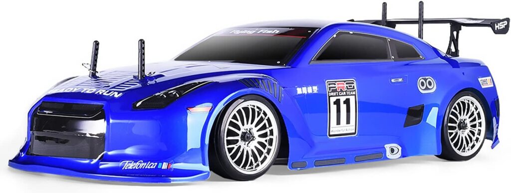 HSP Roadwi 4wd RC Car 1:10 On Road Touring Drift Two Speed Nitro Power Vehicle (Blue)