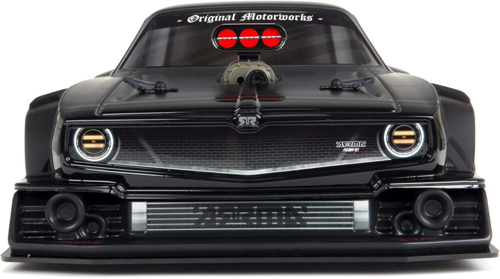 ARRMA 1/7 Felony 6S BLX Street Bash All-Road Muscle Car RTR (Ready-to-Run Transmitter and Receiver Included, Batteries and Charger Required), Black, ARA7617V2T1