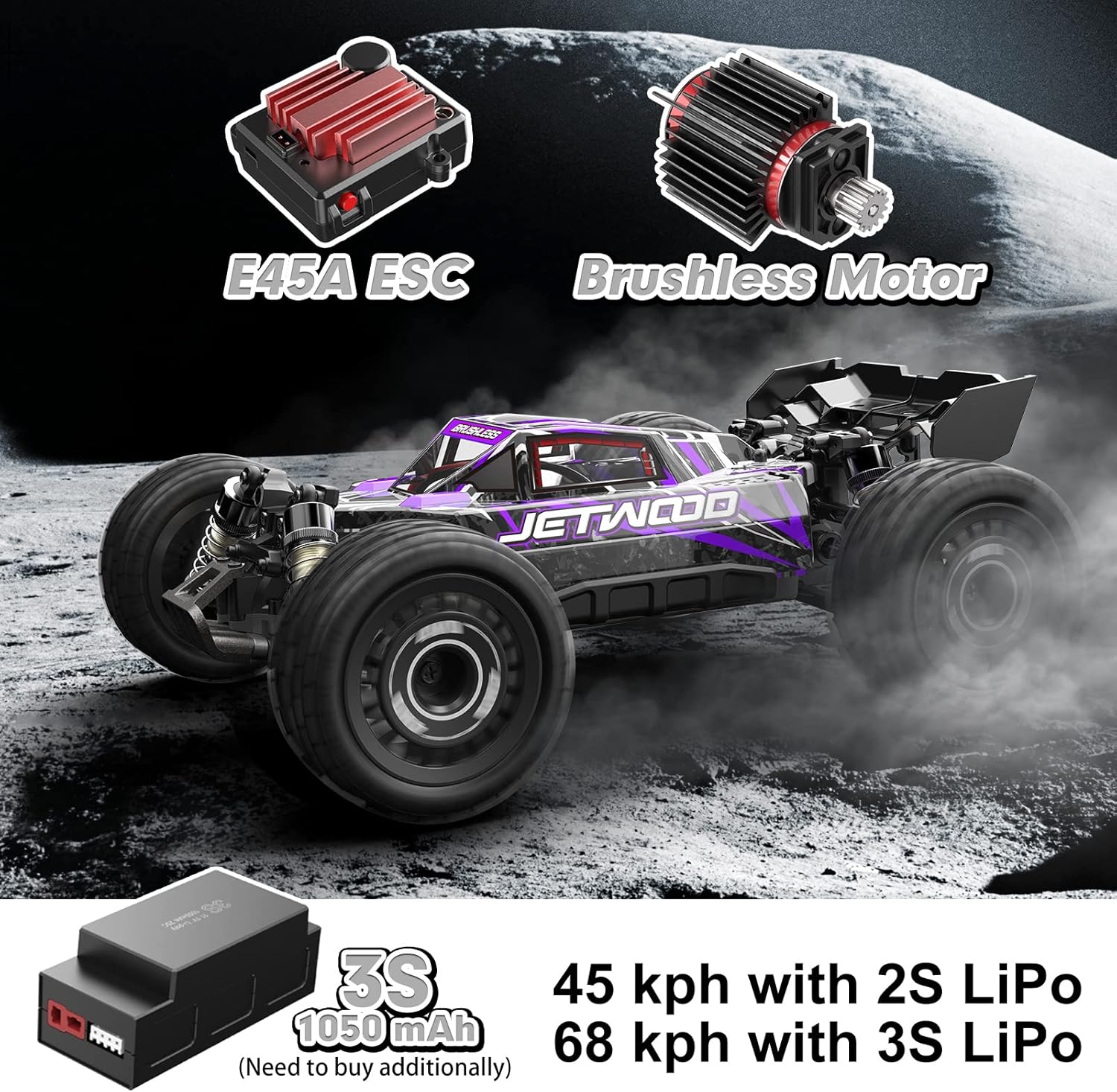 Jetwood 1:16 4X4 Brushless Fast RC Cars for Adults Review