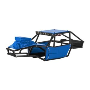 INJORA Rock Tarantula Nylon Buggy Body Shell Chassis Kit for TRX4M 1/18 RC Crawler Upgrade（Blue）