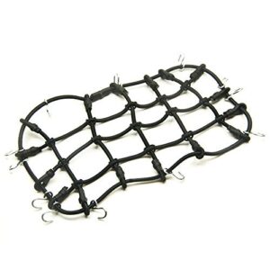 RC-FAST 1/10 RC Elastic Luggage Net 18x9cm with Hook for 1:10th RC Vehicles RC Crawler Truck Car Roof Rack