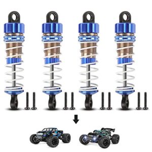 HAIBOXING RC Cars Upgraded Parts Front&Rear Aluminum Capped Oil Filled Shocks Apply to New Version 18858&18859 RC Cars