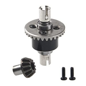 ShareGoo 144001 Differential Gear Set, Diff Bevel Gear Set Compatible with WLtoys 144001 1/14 RC Car Buggy Upgrade Parts