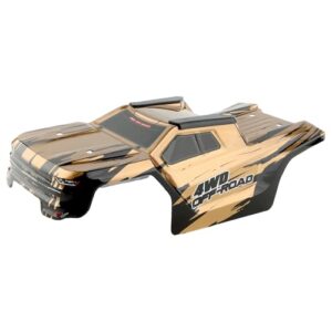 GDOOL RC Car Car Shell Body Shell Cover 1430D2 Accessories Spare Parts for H14BM 14210 JC14EP HP141 HP141S 1:14 Brushless RC Trucks Vehicle (Gold)