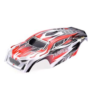 Hosim RC Car Shell Truck Body Accessory Spare Parts 38-SJ03 for 9138 Q903 Q905 RC Car (Red)