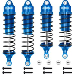 OGRC Oil Shock Absorber RC Shock Absorber Damper Set for 1/10 Traxxas Slash 2WD, Hoss, Rustler 4X4 VXL,Slash 4X4, Bandit, Ford, Nitro, Stampede Upgrades Replace of 5863 (Blue)