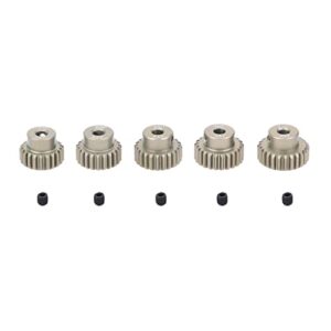 KingVal Replacement 5PCS 48DP 3.175mm 21T 22T 23T 24T 25T Aluminium Pinion Motor Gear Compatible with 1/10 RC Car Brushed Brushless Motor