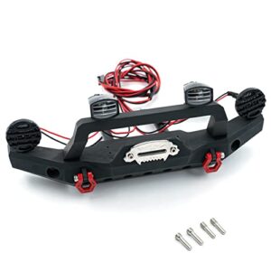 GoolRC RC Car Front Bumper RC Climbing Car Metal Front Bumper Compatible with 1/10 TRX4 Axial SCX10 90046 SCX10 III AXI03007 AXI03003 RC Car Accessory Parts