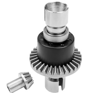 QAGGUM RC Car Differential and Differential Drive Gear Compatible with Hyper GO H16GT H16DR H16BM 1:16 1:14 Scale Replace 16420Y 10402Y Powder Metallurgy Material