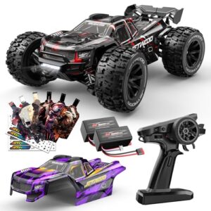 Jetwood 1/14 All Terrain Fast RC Cars for Adults, RTR Electric Hobby RC Trucks, 4WD Offroad Waterproof Remote Control Car, 50 mph 3S Battery RC Truck for Boys, High Speed Brushless Truggy