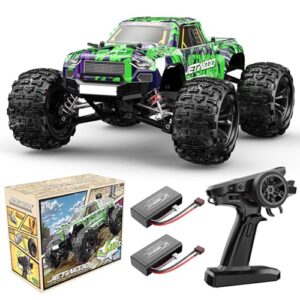 Jetwood 1/16 Fast Remote Control Car for Adults, Electric 4WD RTR RC Cars, High Speed RC Truck Gifts for Boys, Max 38 kph Offroad RC, JC16W with 2 Batteries